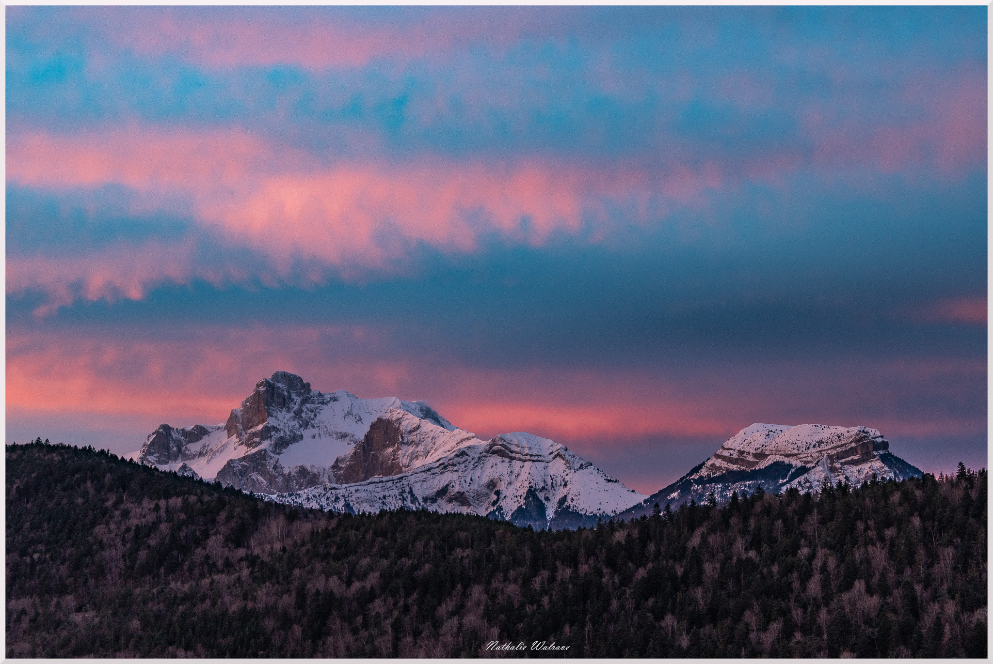 paysage de coucher de soleil